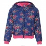 Куртка (ж) 62449_BOG,  темн-синий/розовый, принт цветы